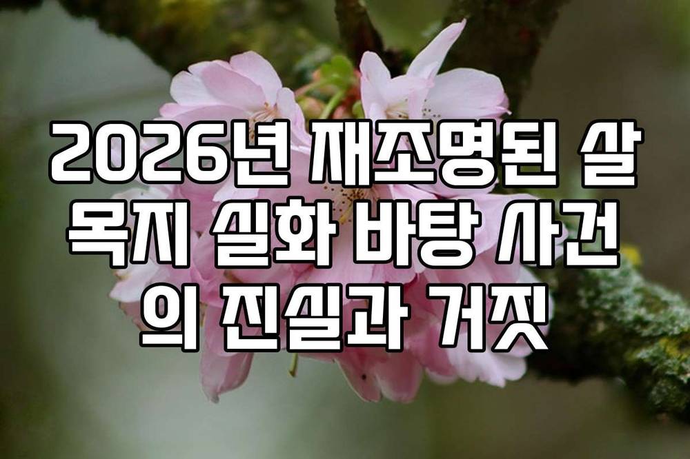 2026년 재조명된 살목지 실화 바탕 사건의 진실과 거짓