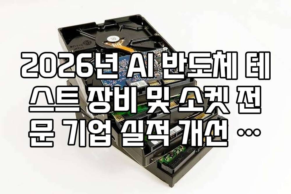 2026년 AI 반도체 테스트 장비 및 소켓 전문 기업 실적 개선 전망