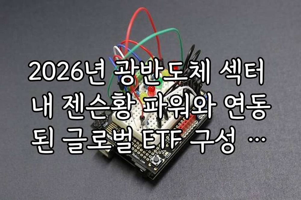 2026년 광반도체 섹터 내 젠슨황 파워와 연동된 글로벌 ETF 구성 종목