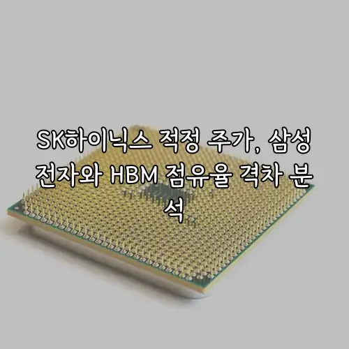 SK하이닉스 적정 주가, 삼성전자와 HBM 점유율 격차 분석