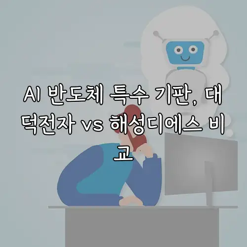 AI 반도체 특수 기판, 대덕전자 vs 해성디에스 비교