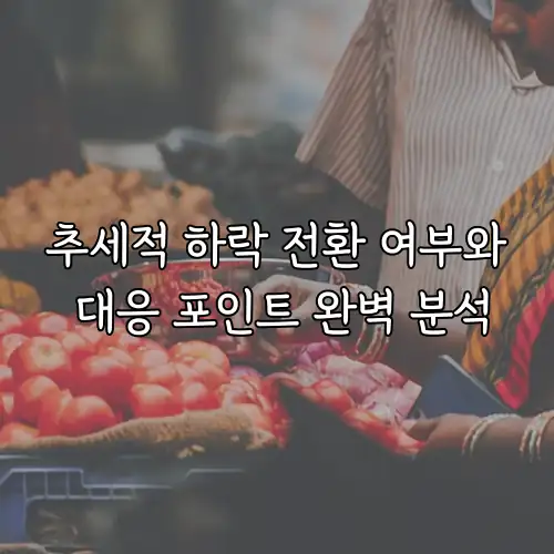 추세적 하락 전환 여부와 대응 포인트 완벽 분석