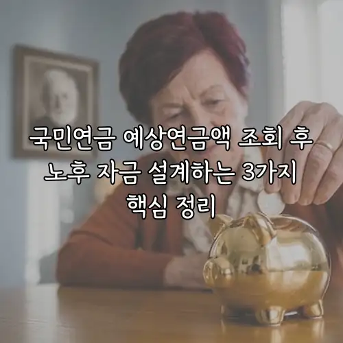 국민연금 예상연금액 조회 후 노후 자금 설계하는 3가지 핵심 정리